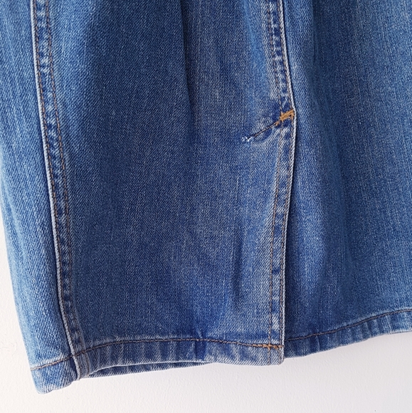 ASOS High Waisted Blue Denim Skirt - Picture 6 of 6